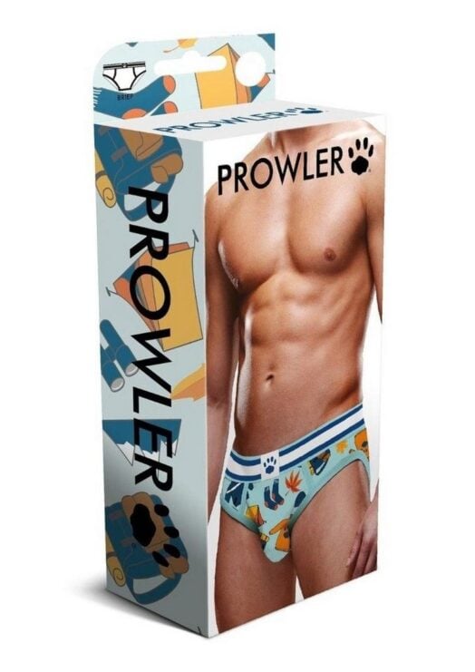 Prowler Autumn Scene Brief - XLarge - Blue/Orange