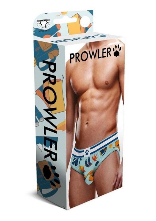 Prowler Autumn Scene Open Brief - Small - Blue/Orange