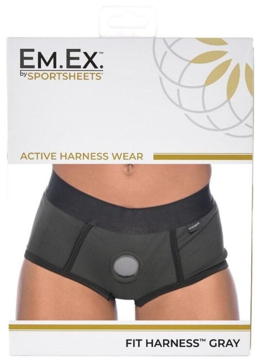 EM EX Fit Harness - Large - Gray