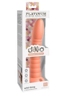 Dillio Platinum Wild Thing Silicone Dildo 7in - Orange