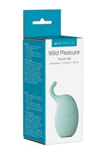 ME YOU US Wild Pleasure Trunk Vibe Rechargeable Silicone Stimulator - Teal