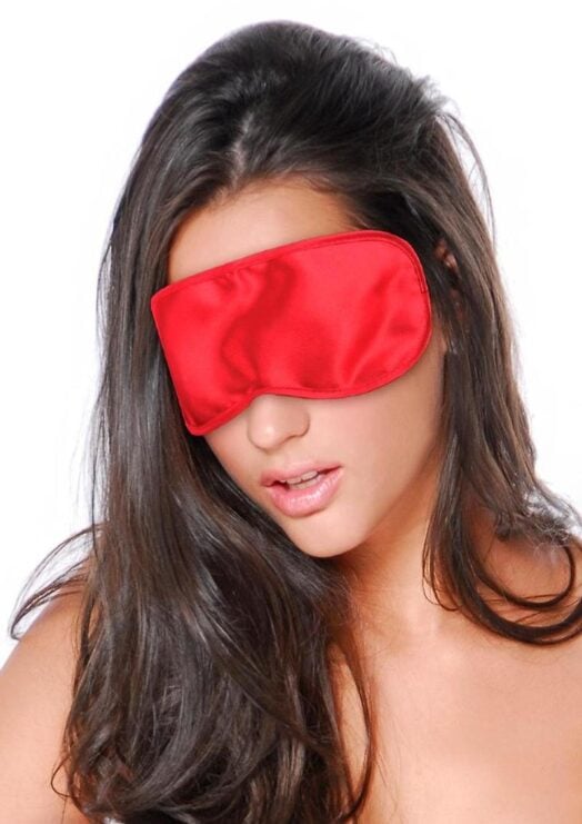 Fetish Fantasy Satin Love Mask Red - Image 2