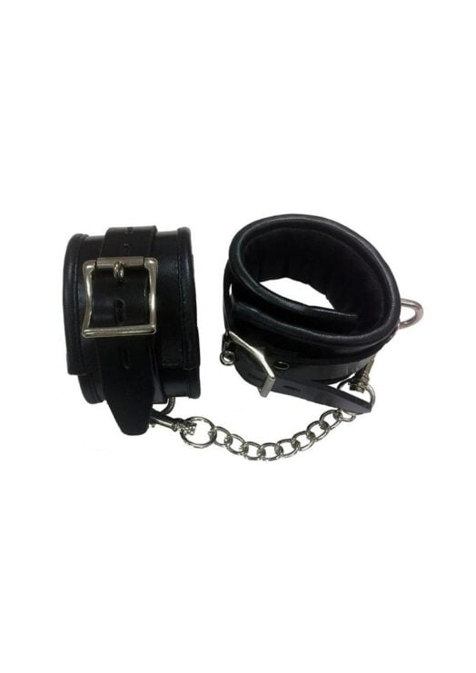 Rouge Padded Ankle Cuffs Black - Image 2