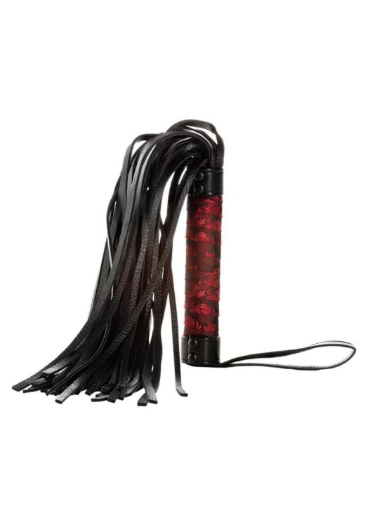 Scandal Flogger With Tag Waterproof Black And Red - Image 2