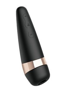 Satisfyer Pro 3+ Air Pulse Stimulation and Vibration - Black/Silver