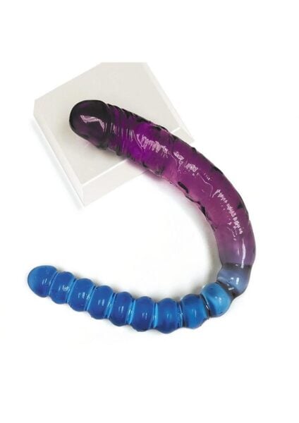 Shades Gradient Jelly Double Dong - Blue/Violet