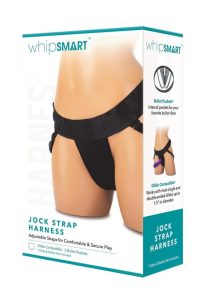 WhipSmart Jock Strap Harness - Plus Size - Black
