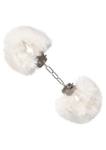 Ultra Fluffy Furry Cuffs - White