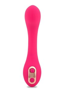 Nu Sensuelle Libi Flexible Rechargeable Silicone G-Spot Vibrator - Deep Pink