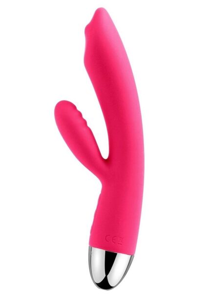 Svakom Trysta Rechargeable Silicone G-Spot Vibrator - Pink/Silver