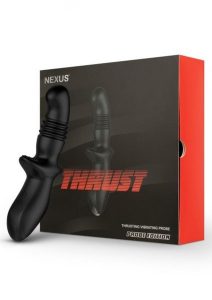 Nexus Thrust Rechargeable Silicone Anal Thrusting Prostate Probe - Black