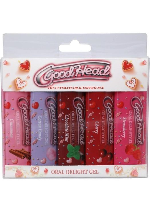 GoodHead Oral Delight Gel Assorted Flavors (5 Pack) 1oz