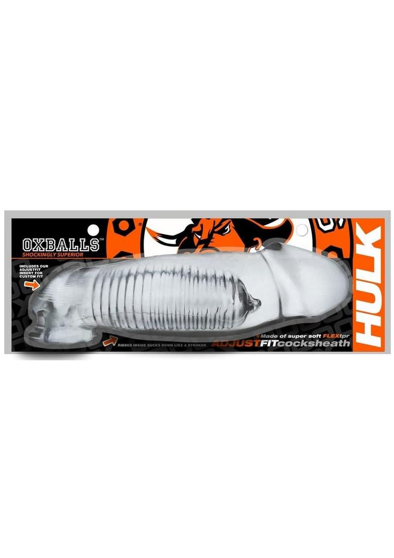 Hulk Gargantic Cocksheath - Clear | TabooAdultToys.com