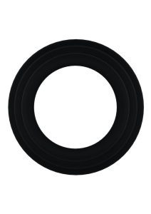 Rock Solid Tri-Pack Silicone Gasket Cock Ring - Black