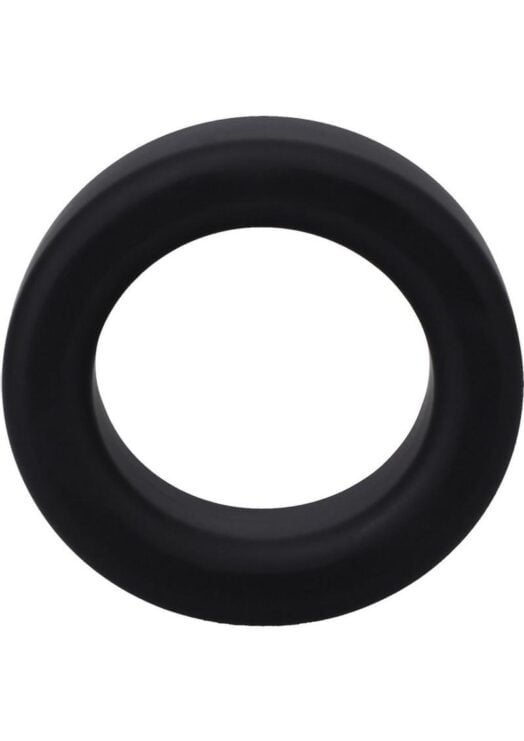 Rock Solid The Big O Silicone Cock Ring - Black