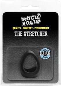 Rock Solid The Stretcher Silicone Ball Stretcher - Black