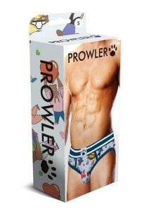 Prowler Bears with Hearts Brief - Small - Blue