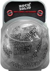 Rock Solid Cock Ring Set 2-Pack Clambowl (50 piece) - Clear