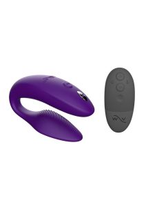 We-Vibe Sync Rechargeable Silicone Couples Vibrator with Remote Control - Purple