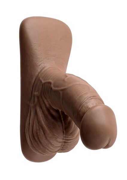 Gender X Silicone Packer Dildo 4in - Caramel