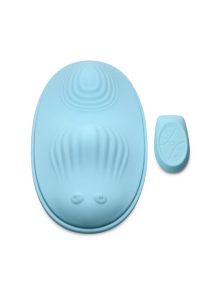 Inmi Wave Slider 28X Vibrating Silicone Pad with Remote Control - Blue