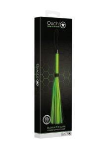 Ouch! Flogger Glow in the Dark - Green