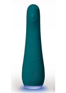 OVO Pheobe G-Spot Rechargeable Silicone Vibrator - Blue