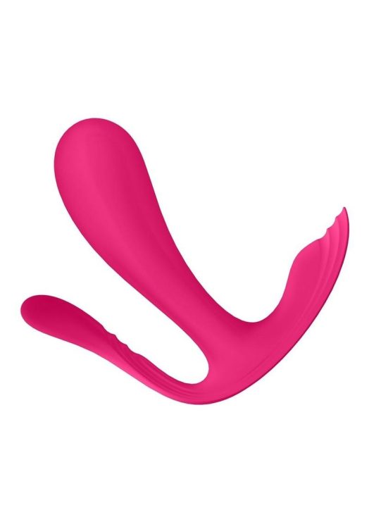Satisfyer Top Secret+ Connect App Rechargeable Silicone Wearable Vibrator - Pink