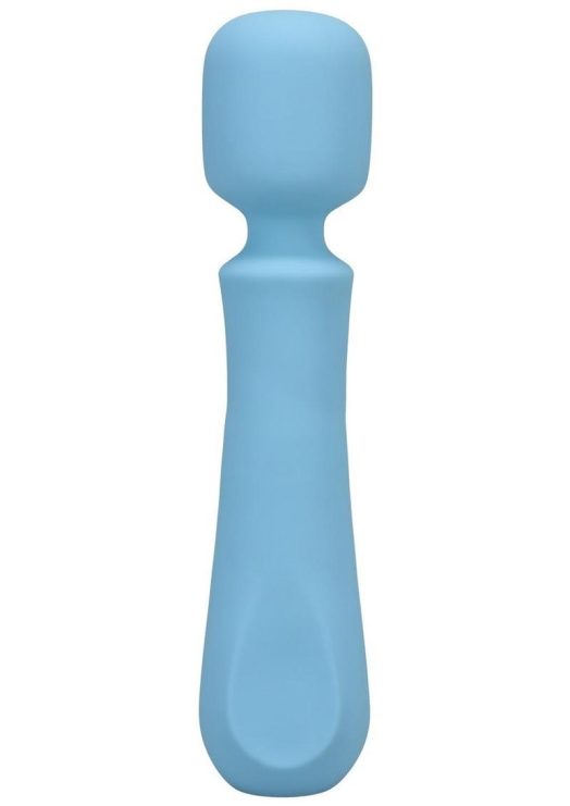 Ritual Euphoria Rechargeable Silicone Wand Vibe - Blue