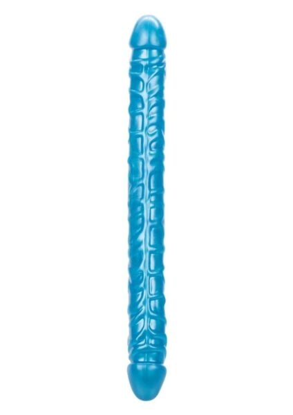 Size Queen Dildo - 17in - Blue