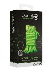 Ouch Rope 5m/16 Strings Glow in the Dark - Green