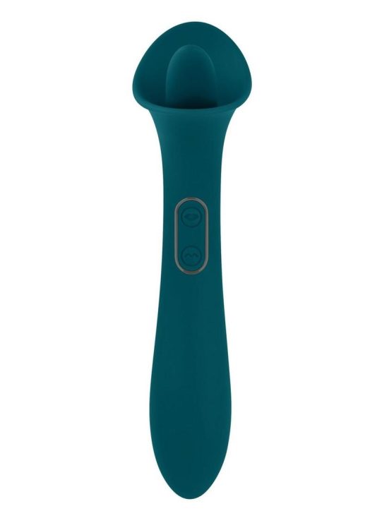 Playboy True Indulgence Rechargeable Silicone Vibrator - Teal
