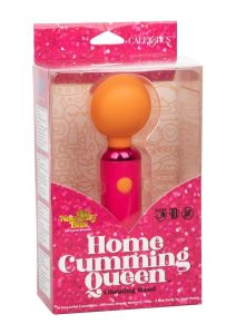 Naughty Bits Home Cumming Queen Rechargeable Silicone Vibrating Wand - Pink