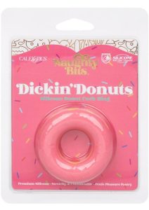 Naughty Bits Dickin` Donuts Silicone Donut Cock Ring - Pink