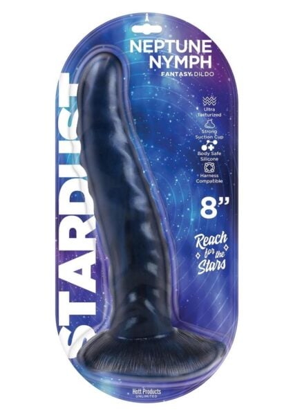 Stardust Neptune Nymph Silicone Dildo - Purple