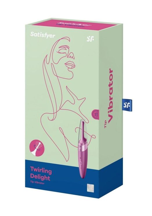 Satisfyer Twirling Delight Rechargeable Stimulator - Berry