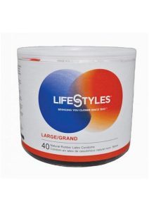 Lifestyles Large 40 Condoms Bowl
