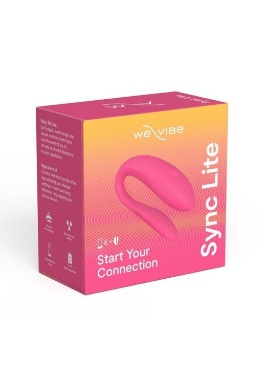 We-Vibe Sync Lite App Control Rechargeable Silicone Couples Vibrator - Pink