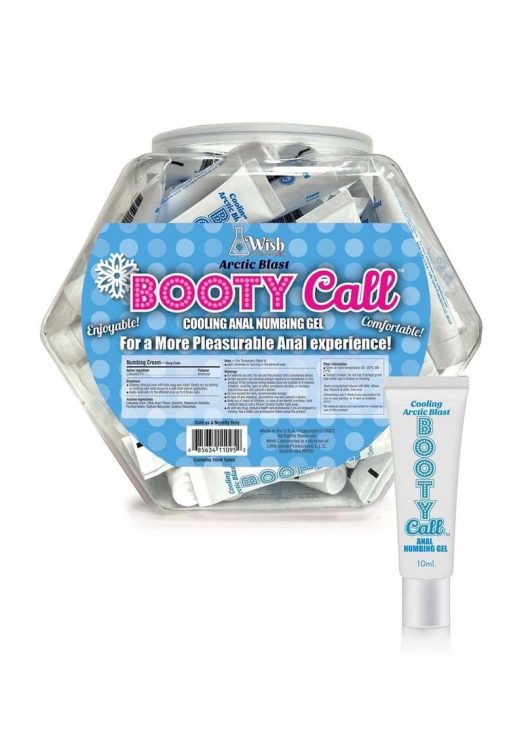 Booty Call Cooling Anal Numbing Gel 10ml (66 per Bowl)
