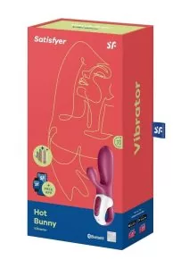 Satisfyer Hot Bunny Warming Rabbit Vibrator - Magenta