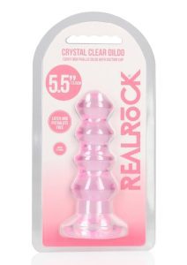 RealRock Curvy Dildo or Butt Plug 5.5in - Pink