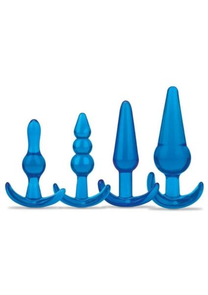 Blue Line Anal Training Set (4 Piece) - Blue