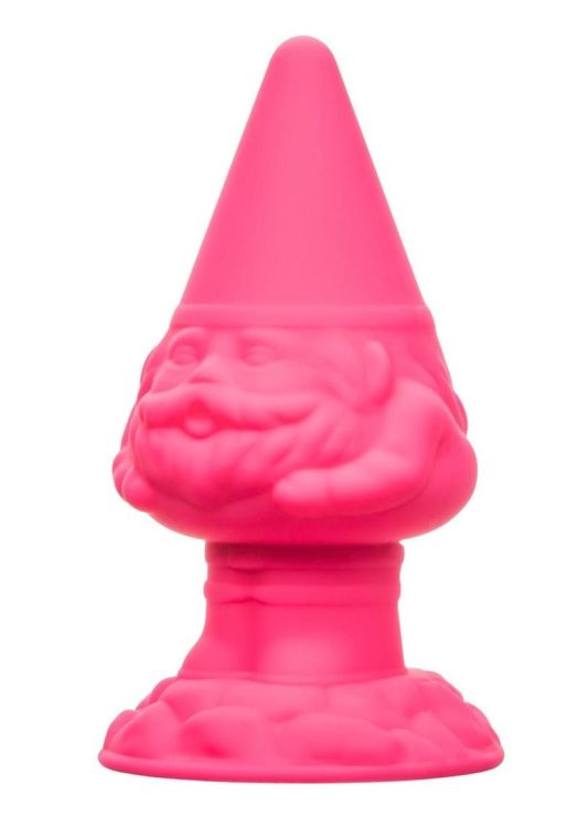 Naughty Bits Anal Gnome Gnome Silicone Butt Plug - Pink