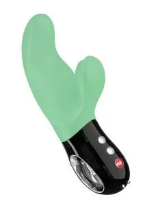 Miss Bi Silicone Rabbit Vibrator Jewels Limited Edition - Jade Green