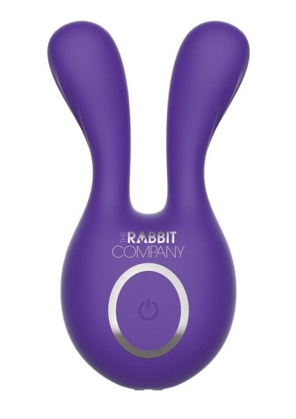 The Ears Plus Rabbit Rechargeable Silicone Stimulator - Purple