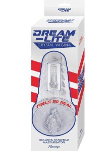 Dream-Lite Crystal Vagina Masturbator - Clear