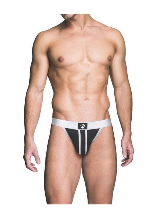 Prowler Red Ass-Less Jock - XLarge - White/Black