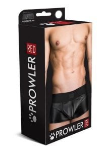 Prowler Red Wetlook Ass-Less Trunk - Small - Black