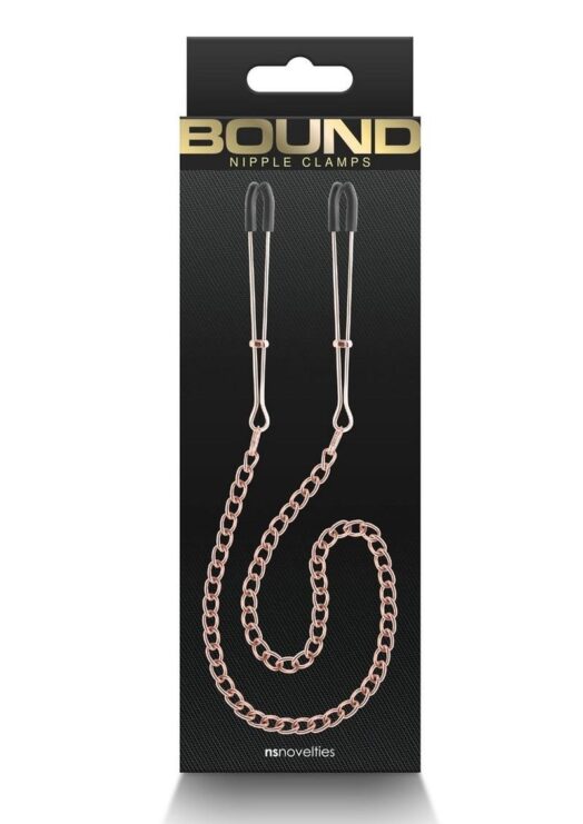 Bound Nipple Clamps DC3 - Rose Gold