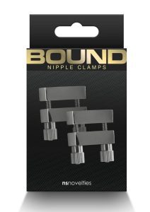 Bound Nipple Clamps V1 - Gunmetal Gray